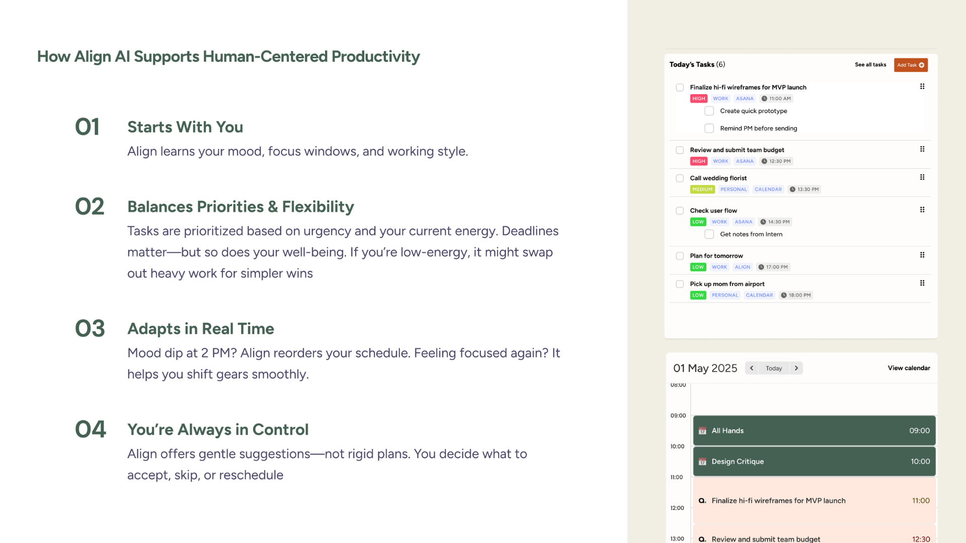 Align product design